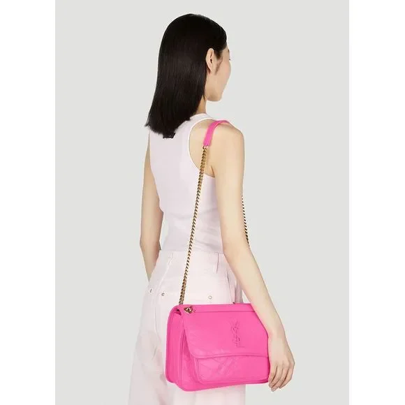 SAINT LAURENT Niki Shoulder Bag in Pink - Picture 2 of 7